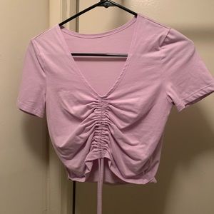 drawstring top